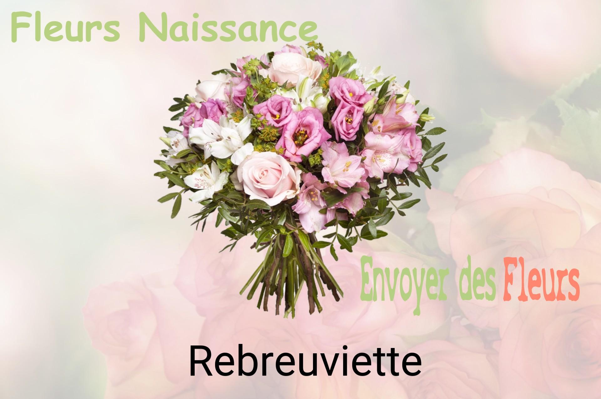 Bouquet de fleurs de naissance livré à Rebreuviette